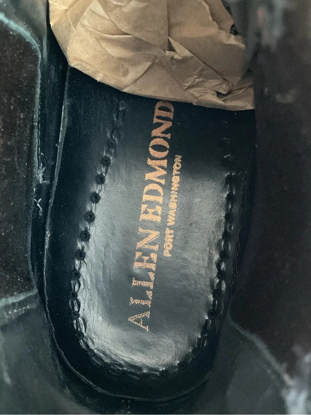 Allen Edmonds Port Washington Black Leather Chelsea Boots Men’s Size 10.5 D